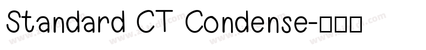 Standard CT Condense字体转换